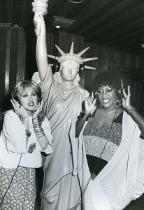 Cyndi Lauper and Patti Labelle 1986, NY 5.jpg